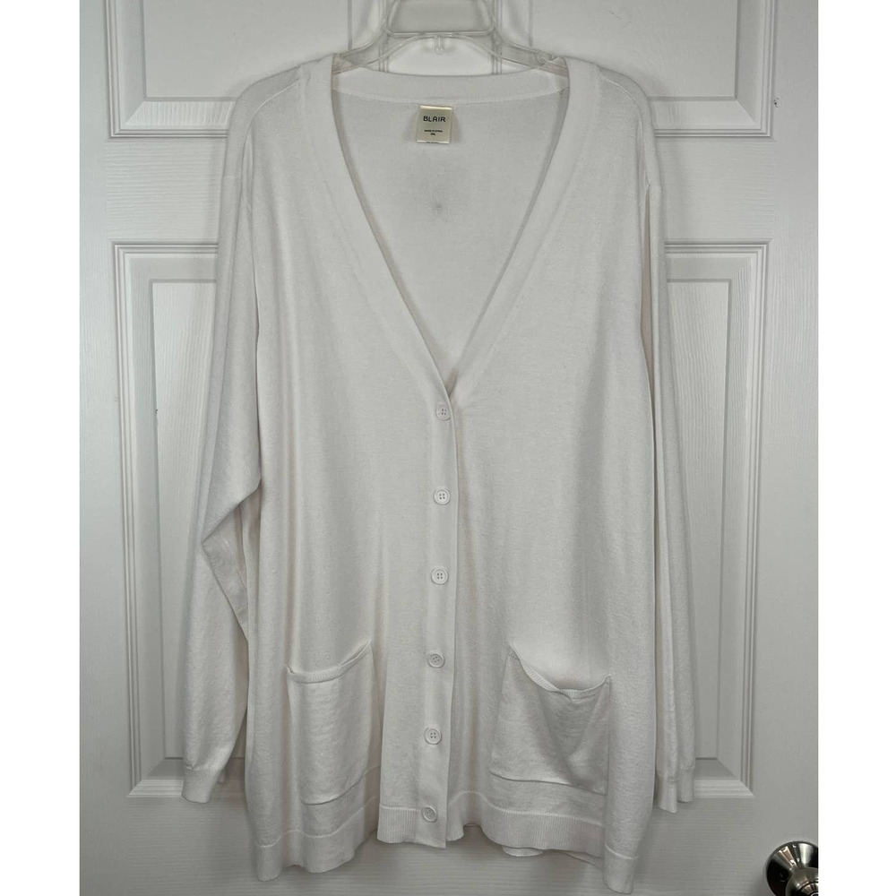 Blair White Cardigan